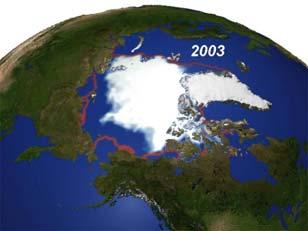 of Arctic Ice 2005