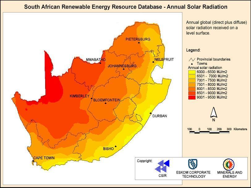 South African Solar resource http://www.solar-focus.co.