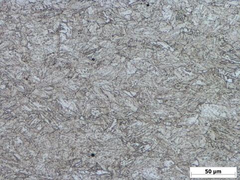 Results and discussion Microstructural observation shows significant changes in the HAZ of the examined welds. The microstructure of the base metal is shown in Fig.