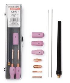 TIG TORCH CONNECTION ADAPTERS Figure Precision TIG 7 & 7 - - PARTS KITS Parts Kits provide all the torch accessories you need to start welding.