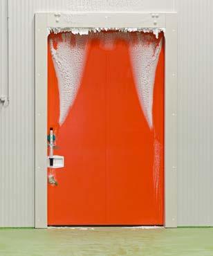 high-performance cold storage doors over conventional