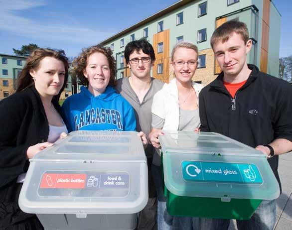 Waste & Recycling Lancaster University is committed to reducing waste by improving its reuse and recycling rates.