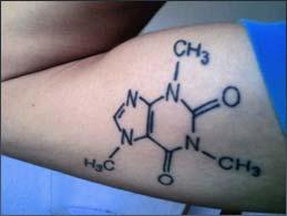 4-Methylcyclohexanemethanol OH Caffeine. Image: fyeahtattoos.com Chemical modeling software On the net: http://www.chemspider.