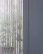 Perforated stainless steel mesh stops the flow of contraband in or out of the window Perforated stainless steel mesh offers