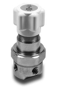 NPR959 Series Tied Diaphragm for added safety. Unique patented compression member loads seal to body without requiring a threaded nozzle or additional seals to atmosphere.