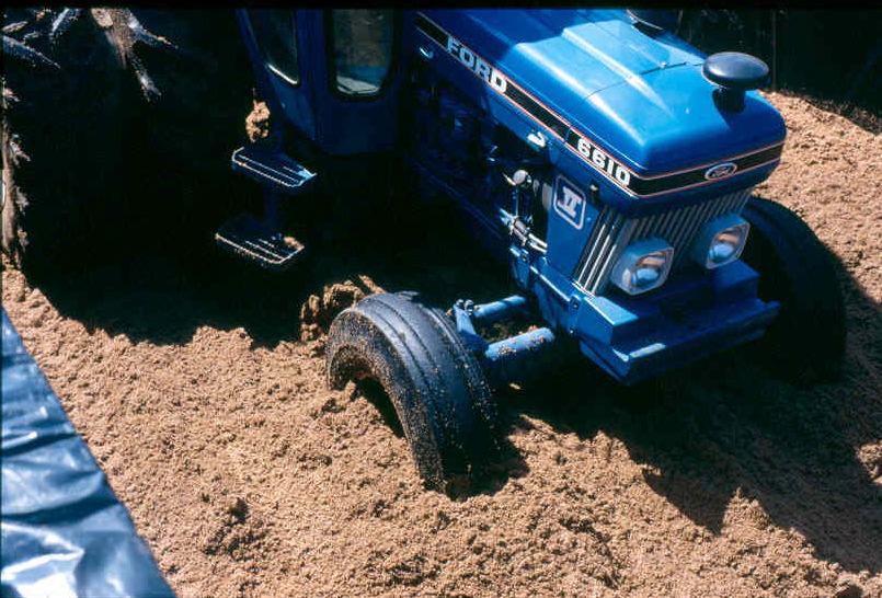 Draff alone - compaction with tractors?