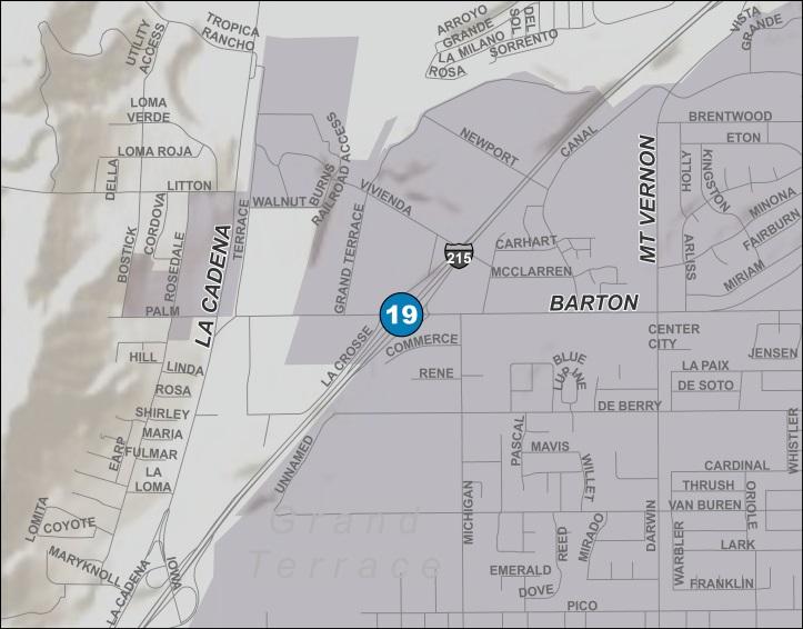Phase: Construction I- 215 Type: Interchange I-215 / BARTON ROAD This project will reconstruct the interchange.