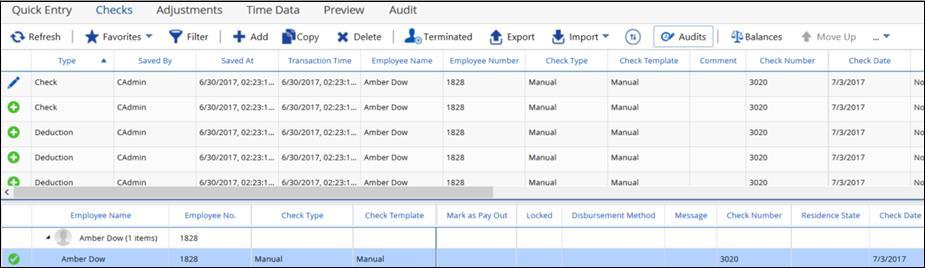 Click Pay Out To Date in the Mark as Pay Out list. 3. Click Save. 4. Click Check Preview to confirm the appropriate earnings, deductions, and taxes were applied.