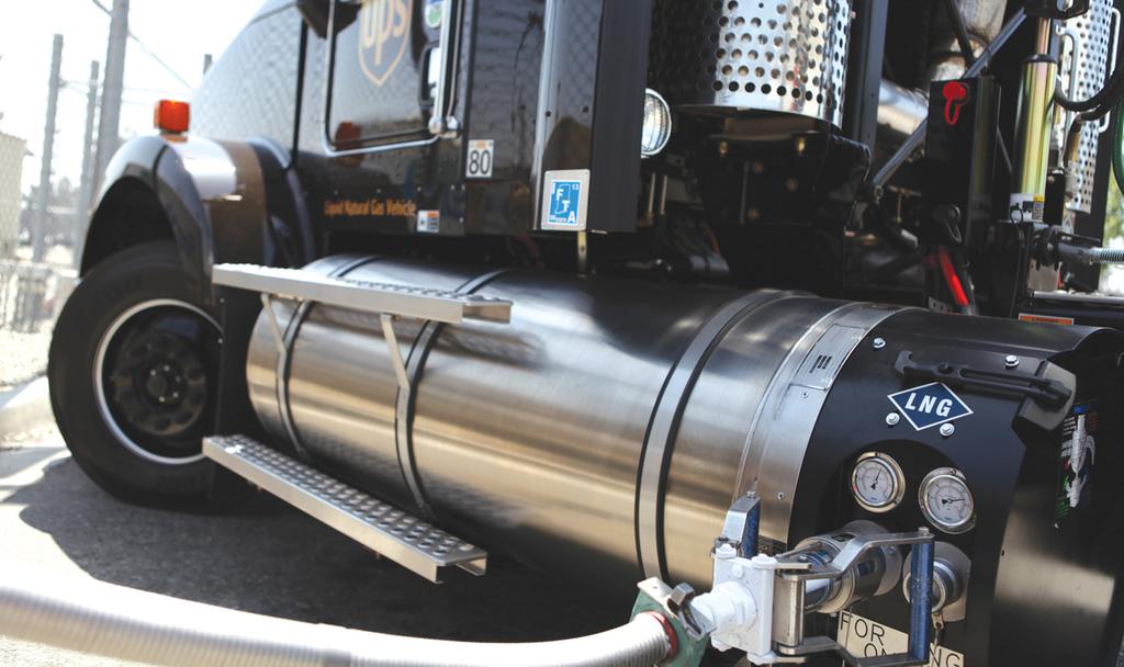 Alternative Fuel and Advanced Technology Vehicles UPS LNG tractor The UPS Rolling Laboratory Our global fleet is one of the most diverse in the private delivery industry.