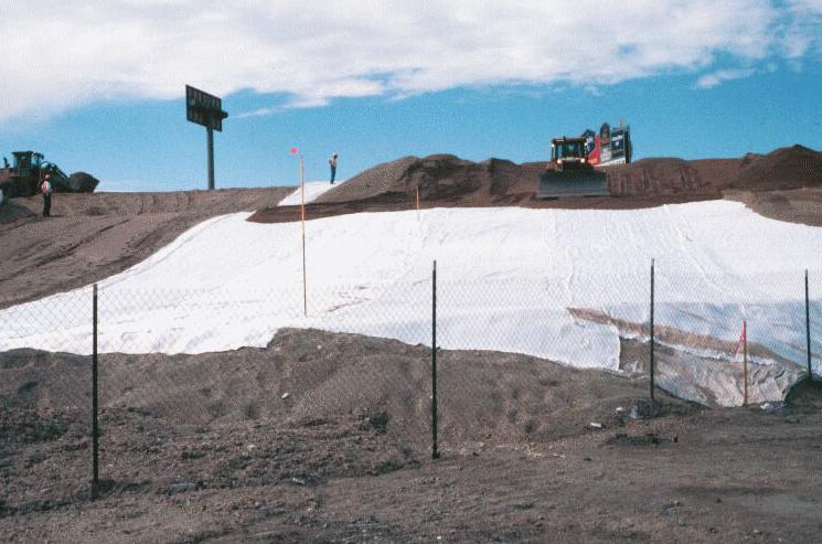 Geotextile Installation in Reinforced
