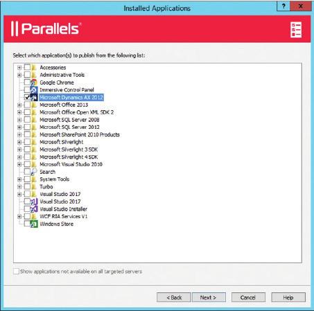 Once the Parallels RAS RD Session Host agent is deployed successfully, you can publish applications and desktops running on that particular