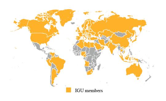 IGU Members responsible for 95% of Global Gas Sales 75