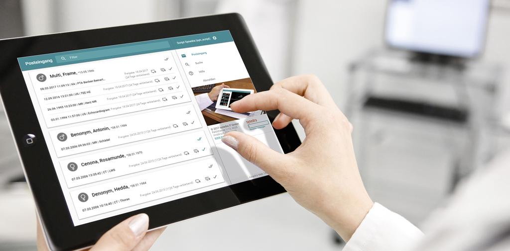 synedra Web Your Mobile Access to Medical Images and Documents synedra Web enables users to quickly transfer medical documents and images to physicians outside of the hospital.