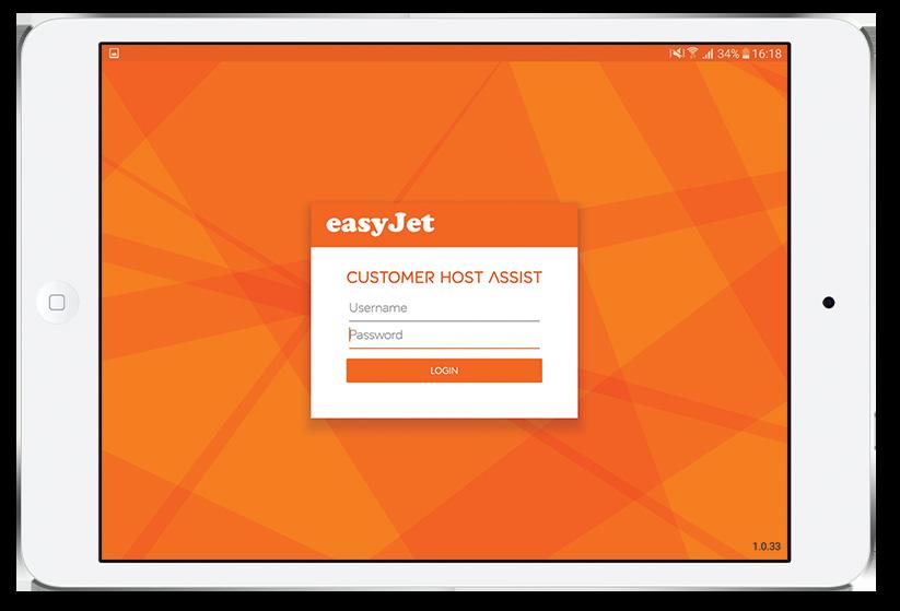 This is especially important at the baggage drop, where the easyjet Customer Host helps passengers start their journey.