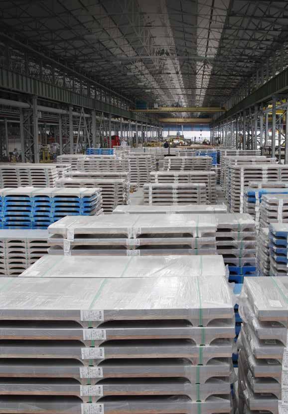 1 cut to length line 100,000 t/y manufacturing capacity Stainless steel cold rolled sheets product: cold rolled sheets 2B finish