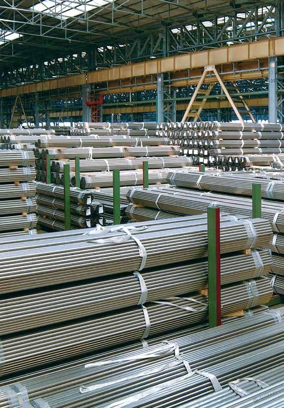 Round stainless steel welded tubes ROUND TUBES EN 10217-7, EN 10296 outside diameter mm 6-508 wall thickness mm 0,8-6 Round stainless steel welded tubes for heat resistances ROUND TUBES EN 10217-7,