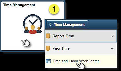 Chapter 2 - Time and Labor WorkCenter How to use the Time and Labor WorkCenter The Time and Labor WorkCenter helps Timekeepers easily access all