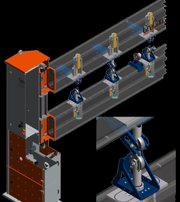 surrounding industrial environment. A modification of the conveyor is only necessary in individual cases.