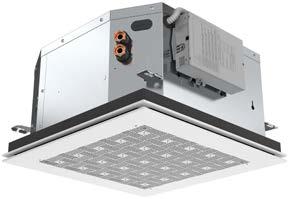 0 kw Perfect integration into standard 600x600 ceiling tiles * These new low noise chilled water cassettes offer a comfortable air conditioning with improved acoustic performances.