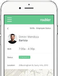 Roubler provides a valuable dashboard filled with insights and key analytics on staff turnover, lateness, safety