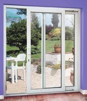 In-line Patio Doors REHAU S717 In-Line Patio Door - REHAU S717 2Characteristics All welded construction offers greater durability 2, 3 and 4 pane options available Double brush seals on all four