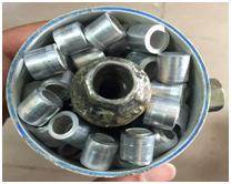 Cylindrical tube 12.5 *12.5 1100 67 Aluminum pieces AB Figure (1) Aluminum pieces and Packing Method Figure (2) Test Rig Apparatus 3.