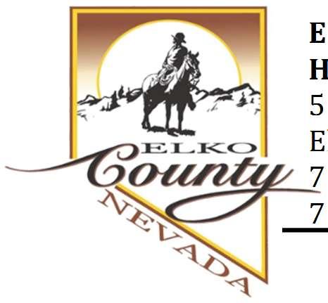 ELKO COUNTY HUMAN SERVICES 571 Idaho Street Elko, NV 89801 775.738.4375 775.738.5984 (fax) Job Code: 16110 Date Est.: Last Rev.