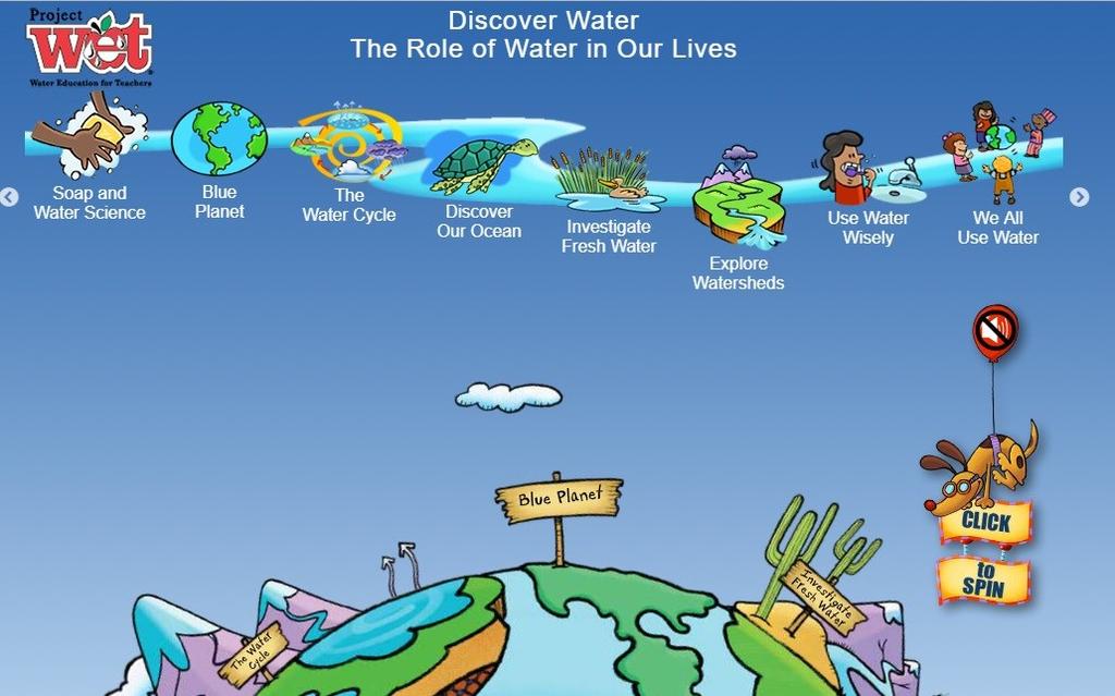 Students will review processes and places in the water cycle, then play a digital version of the