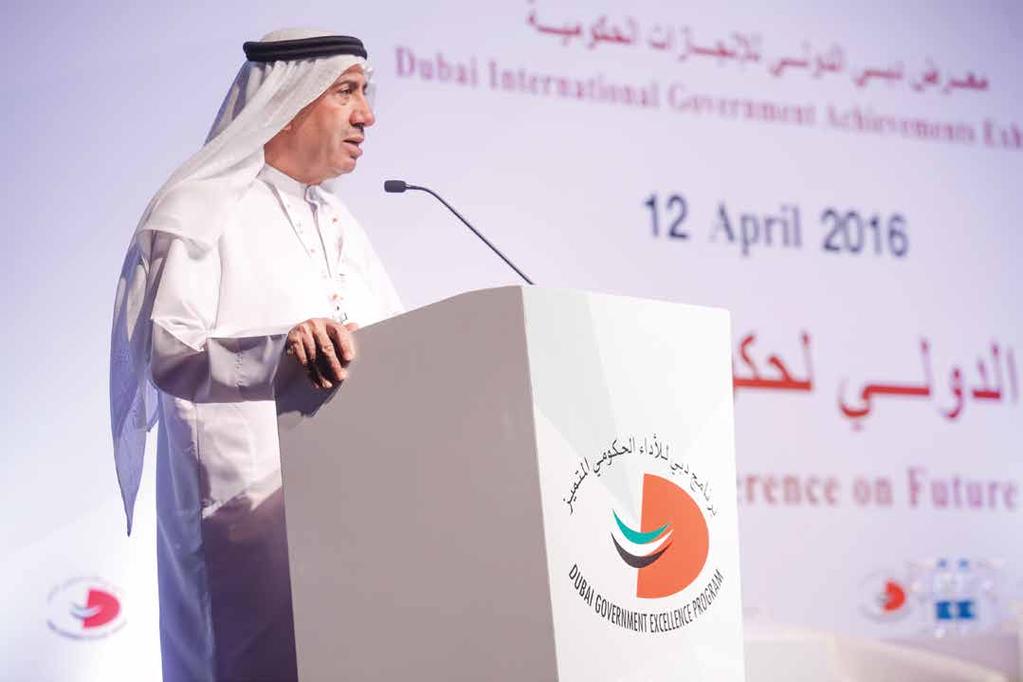 In the Dubai Government Excellence Program, we continuously seek to increase the level of administrative efficiency and innovation using specific indicators and criteria that measure performance