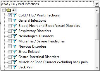 You can work with a complete list of sickness absences for each staff member from the Sickness tab.