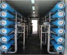100m 3 /d Seawater feed Top quality potable water Transmission network 3km