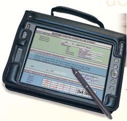 Automated location-based dispatch work orders are sent electronically to the handhelds with text to speech capability.