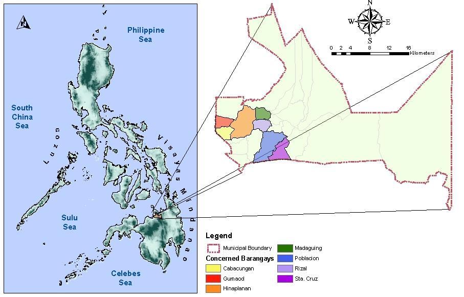 Description of the Study Area The SAFODS Philippines Research Site Claveria, Misamis Oriental Claveria is a land-locked