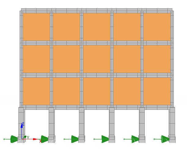 Table 3. Example Building Details Frame 4storey 5bay (case ) 4storey 5bay (case 2) Bay width(m) Storey height(m) Figure 3.
