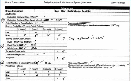 to change data if measurement is only slightly different Inventory changes are made directly on the inspection form Page 1 Inventory