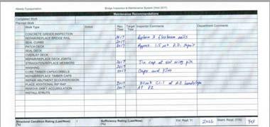 Estimating Quantities Inspectors are to estimate quantities for recommended repairs and maintenance Record in Maintenance Inspector Comments (expandable).