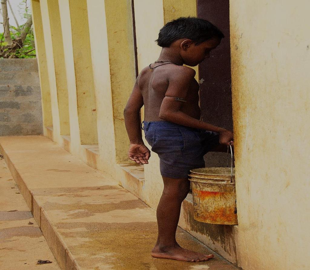 $54 billion The annual economic burden draining the Indian economy due to not having adequate sanitation facilities Nearly 1.