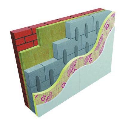 Top up cavity walls Use Celotex PL4000 high performance insulation as an upgrade to existing cavity walls to deliver the following benefits: Assists in upgrading existing walls to current building