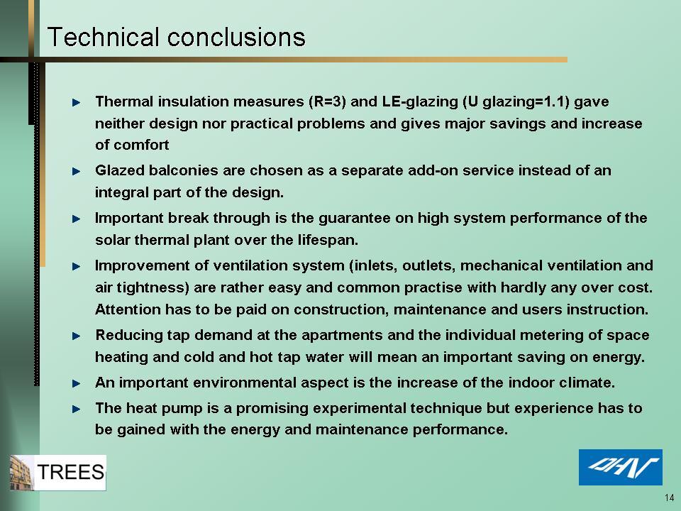 %. 5.3 Technical conclusions Technical measures are part of the