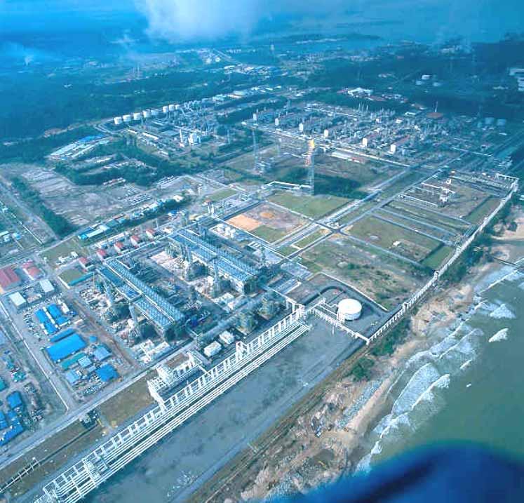 Aerial View of PETRONAS LNG