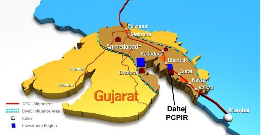 Petroleum, Chemicals and Petrochemicals Investment Region (PCPIR) Special delineated investment region of 453 sq. km.