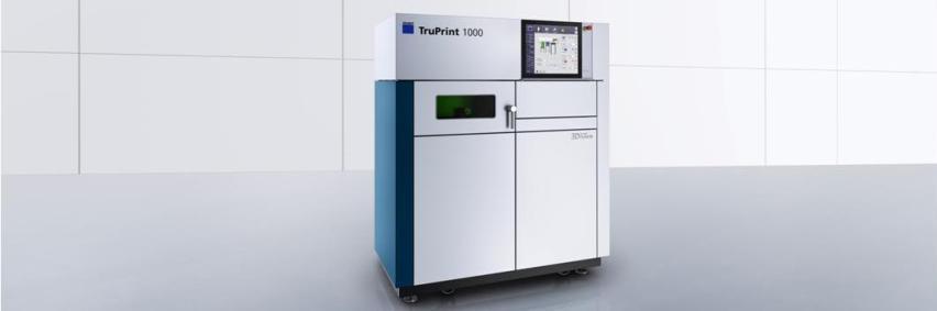 TruPrint 1000 At a glance 01 Easy and intuitive handling For a fast technology entrance 02 High processing speed through innovative coating system For a fast part fabrication 03 Mobile control and