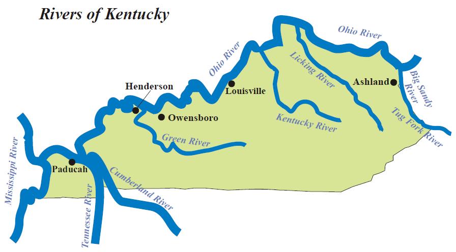 (Map Source: Kentucky Riverport Improvement Project,