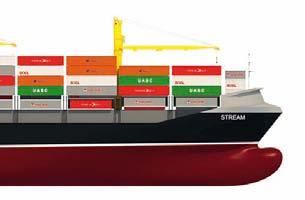 Container GF Gas as Fuel EP Environmental Passport EEDI in g CO 2 /t*nm 30 20 10 EEDI Calculations Requirements 2025 STREAM 4200 LNG+WHRS 9.97 g CO2/t*nm Requirements 2013 STREAM 4200 LNG 11.