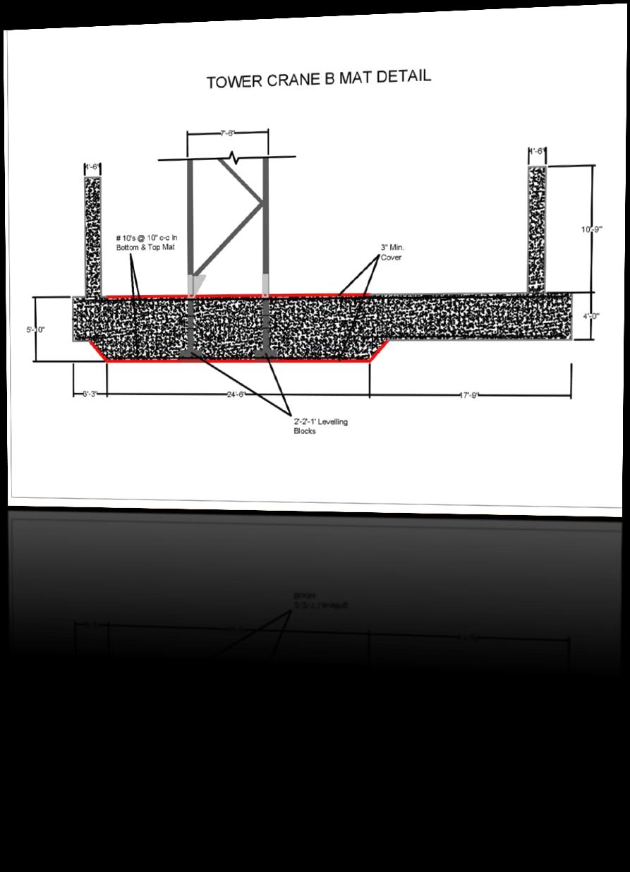 4 ft 2 Exterior 3 Water Drainage Concrete Strength (f'c) 5,000 psi Foundation Specifications Rebar Size & W L T Spacing (Both Weight Directions) of FDN.