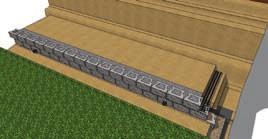 alignment of the upper units Use stakes or backfill materials to maintain the tension during backfilling Do not drive equipment directly on top of geogrid Stakes