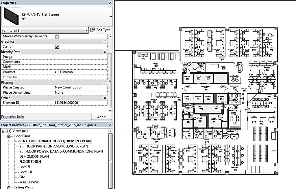 BIM Model Preparation Interior design floor plan in 2D Review BIM