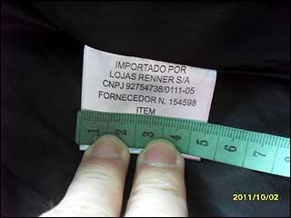 c. Care Label Please see