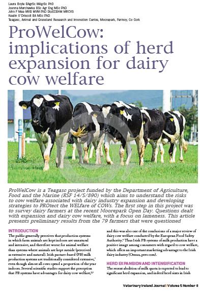 associated with dairy industry expansion 2.