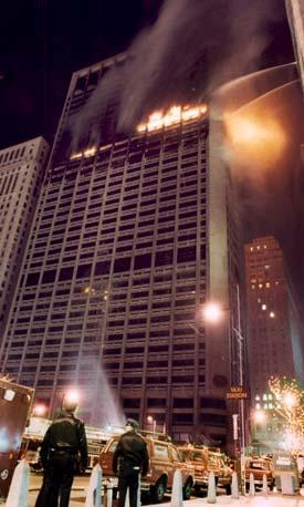 One Meridian Plaza Philadelphia, PA 1991 Fire spread from 22 nd to 30 th floor through improperly